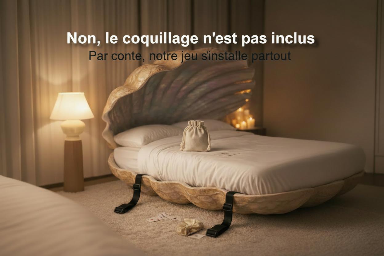 le jeu dus oir image produit sous lit en coquille luxe romantique 